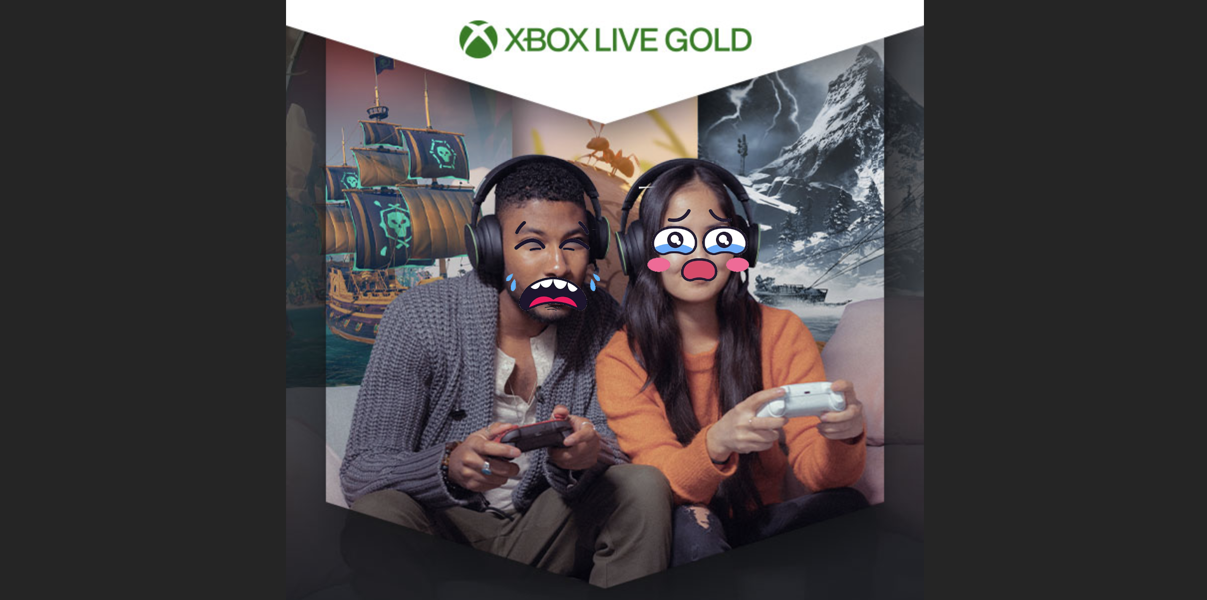 Basta giochi mensili con Games with Gold!!